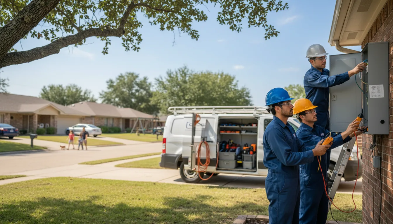 Certified electrician providing emergency electrical services in Baskin, LA